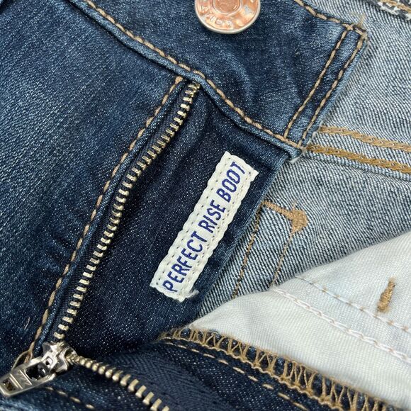 Ariat REAL Jeans Womens 28S (29 x 30) Rosa Perfect Rise Boot Cut Lita Denim - Picture 10 of 14